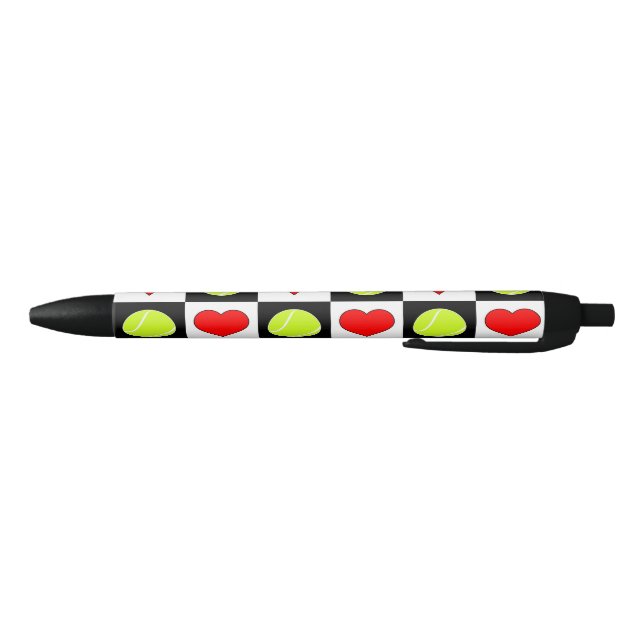 Niedlicher Tennisball- und Hörsporttrainer oder -s Kugelschreiber (Unterseite)