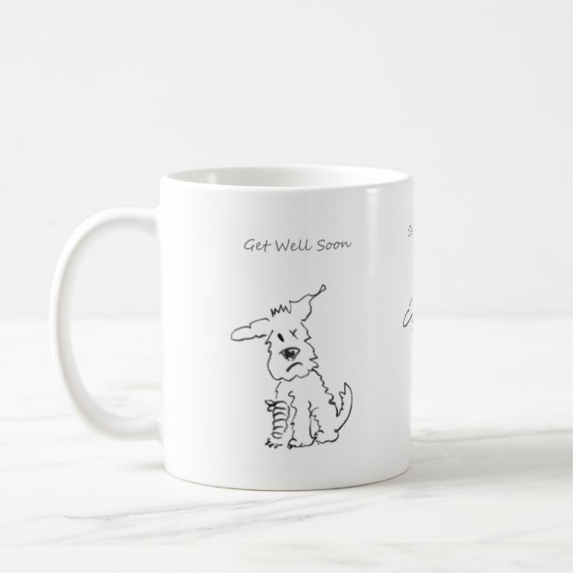 Niedlicher Terrier erhalten wohle bald Tasse (Links)