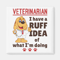 Niedlicher Tierarzt Dr. Dogtor Ruff Idee
