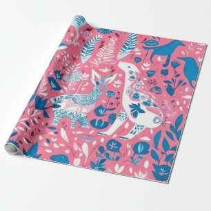Niedlicher Tiere Geschenkideen Papier Geschenkpapier