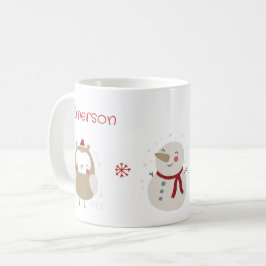 Niedlicher Tiere Kidds Weihnachtsmugge Kaffeetasse