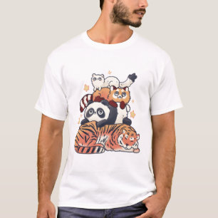 Niedlicher Tiere � Süße Tier Art T-Shirt