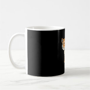 Niedlicher Tiger Wildtiere Naturdschungel Kaffeetasse