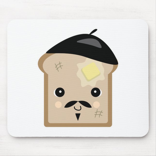 niedlicher Toast Mousepad (Vorne)