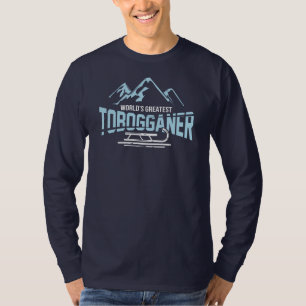 Niedlicher Tobogganer der Welt T-Shirt