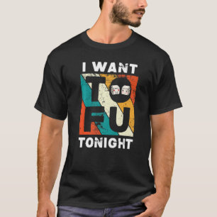 Niedlicher Tofu Vegan Vegetarisch Ich Will Tofu He T-Shirt