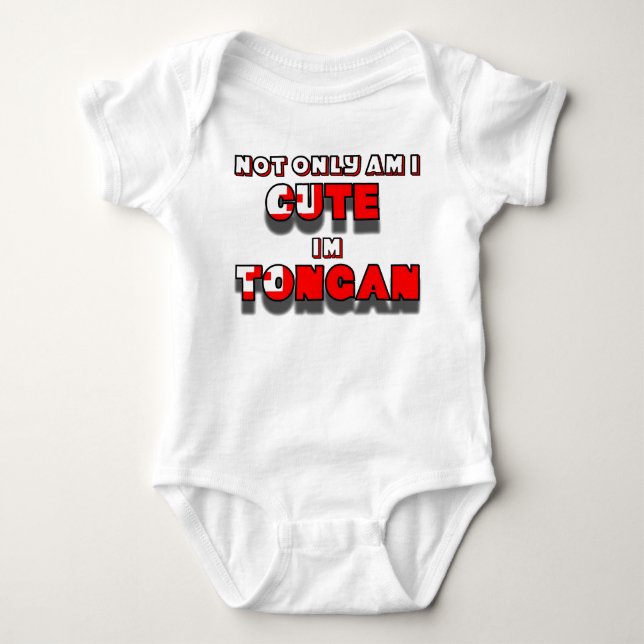 Niedlicher Tongaer kid1 Baby Strampler (Vorderseite)