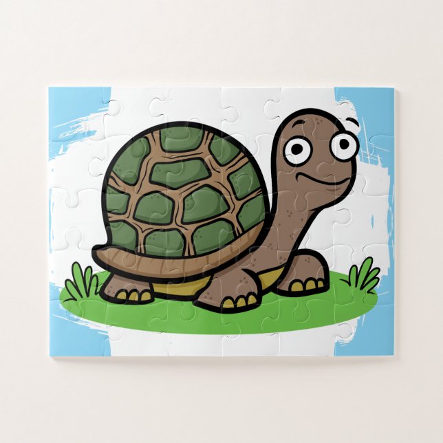 Niedlicher Tortoise-Cartoon (Horizontal)
