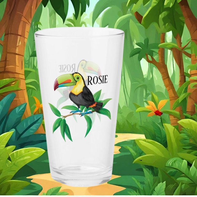 Niedlicher Toucan Beach Glass Glas (Von Creator hochgeladen)
