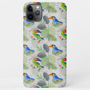 Niedlicher Toucan bird, Everybirdy Pattern, Wasser iPhone 11Pro Max Hülle