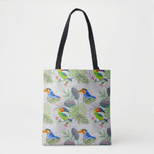 Niedlicher Toucan bird, Everybirdy Pattern, Wasser Tasche
