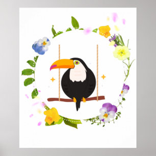 Niedlicher Toucan Bird Poster