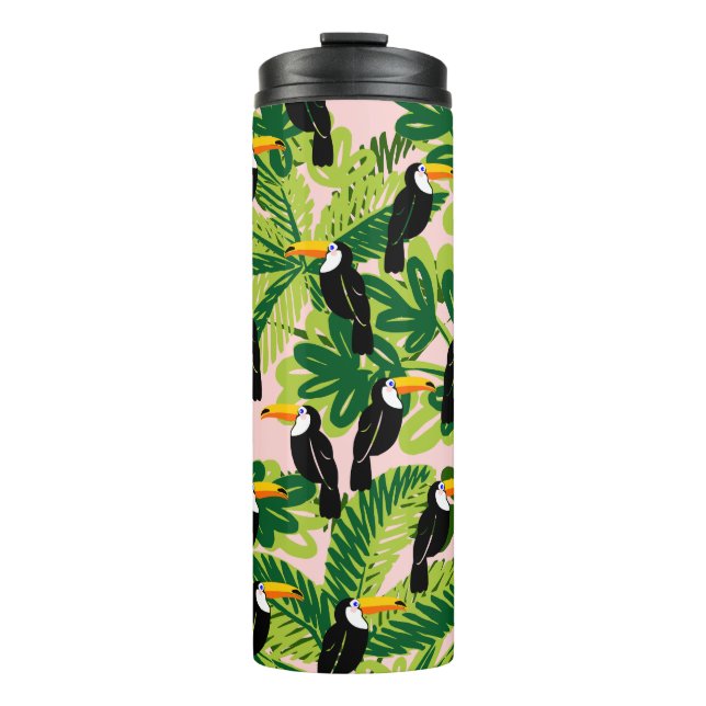 Niedlicher Toucan Therbler Thermosbecher (Vorderseite)