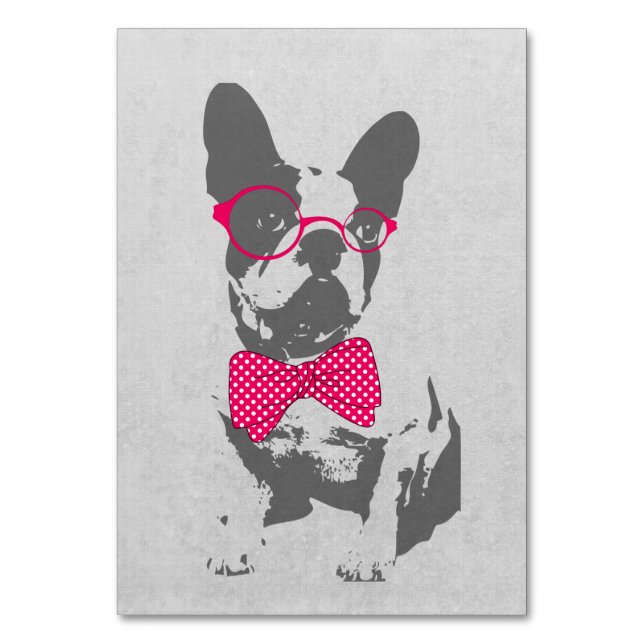 Niedlicher, trendiger, Vintager Hengst Tischnummer (Vorderseite)