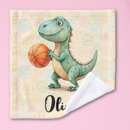 Niedlicher Trex Basketball Personalisiert Waschlappen