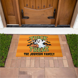 Niedlicher Trick oder Behandlung Fußmatte