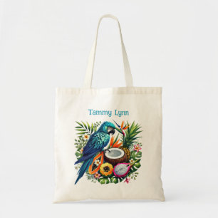 Niedlicher Tropenvogel Name Tragetasche