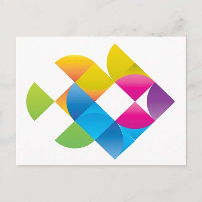 niedlicher tropischer Regenbogenfisch Postkarte (Vorderseite)