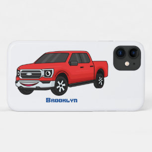 Niedlicher Truck-Cartoon mit rotem Lieferwagen Case-Mate iPhone Hülle