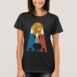 Niedlicher Twin Daddy Bär zwei Cubs Kleine Bären V T-Shirt