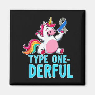 Niedlicher Typ 1 Diabetes Aufklärung T1d Typ 1 Magnet