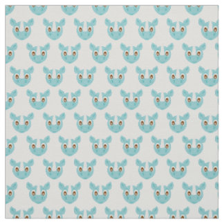 Niedlicher u. entzückender blauer Rhino Stoff