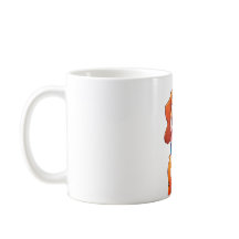Niedlicher und Alberner Cartoon Pop Art Dog Tasse
