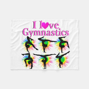 NIEDLICHER UND ANGENEHMER GYMNAST FLEECEDECKE
