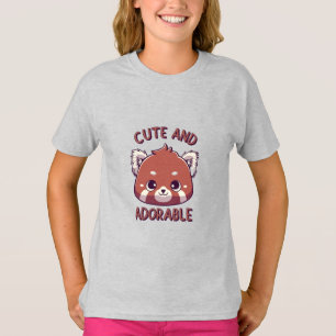 Niedlicher und bezaubernder Roter Panda T-Shirt