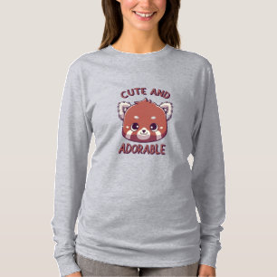 Niedlicher und bezaubernder Roter Panda T-Shirt