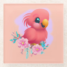Niedlicher und erlesener Pink-Babypapagei