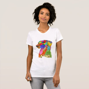 Niedlicher und farbenfroher Labrador Retriever T - T-Shirt