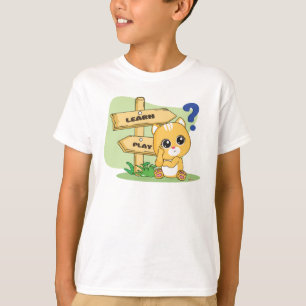 Niedlicher und farbenfroher Tierfreund für Kinderg T-Shirt