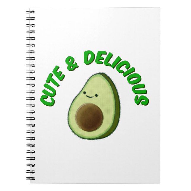 Niedlicher und köstlicher Avocado Notizblock (Vorderseite)