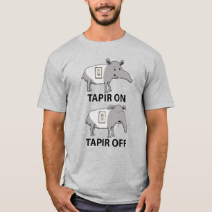 Niedlicher und lustiger Tapir auf Tapir weg T-Shirt