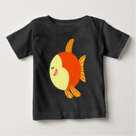 Niedlicher und Plumping Cartoon Fish Baby T - Shir T-shirt