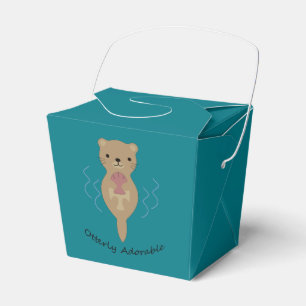 Niedlicher und sonniger, erlesener Otter Geschenkschachtel