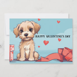 Niedlicher und sonniger Valentinstag für Kinder #2 Feiertagskarte