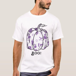 Niedlicher und Spooker Lila Jack-O’-Lantern T-Shirt