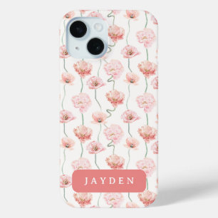 Niedlicher und trostloser Blush Rosa Blumenname Case-Mate iPhone Hülle