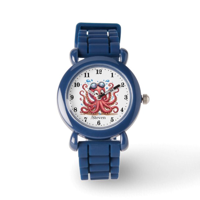 Niedlicher Unisex-Kindertopf Armbanduhr (Vorderseite)