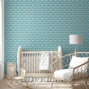 Niedlicher Unisex-Kinderzimmer Tapete