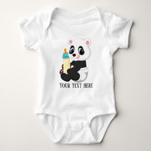 niedlicher unisex Panda-Bär Baby Strampler