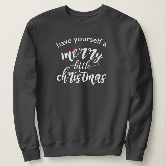 niedlicher Urlaub Haben Sie sich selber frohe klei Sweatshirt (Design vorne)