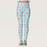 Niedlicher Urlaub Weihnachten Winter Pinguin Patte Leggings<br><div class="desc">Ein bezauberndes Pinguin- und Schneeflockenmuster schmückt diese Leggings zu Weihnachten. Ein lustiges Modestatement für die Weihnachtsfeiertage. Entworfen für Sie von BlackBerry Boulevard.</div>