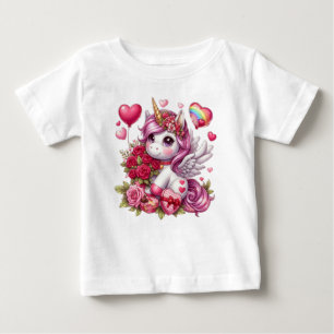 Niedlicher Valentinstag Baby T-shirt