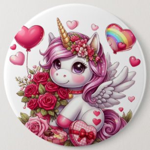 Niedlicher Valentinstag Button