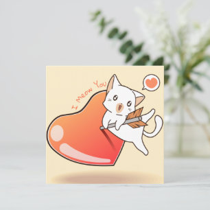 Niedlicher Valentinstag Feiertagskarte