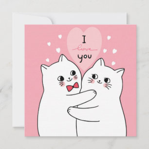 Niedlicher Valentinstag Feiertagskarte