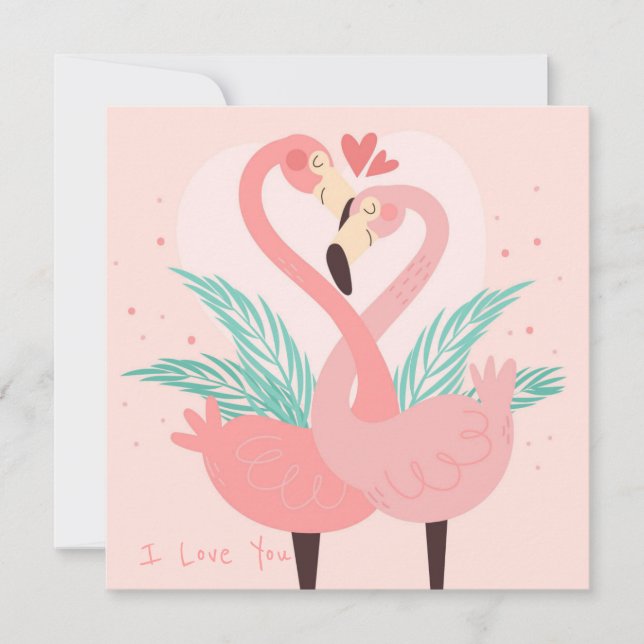 Niedlicher Valentinstag Feiertagskarte (Vorderseite)